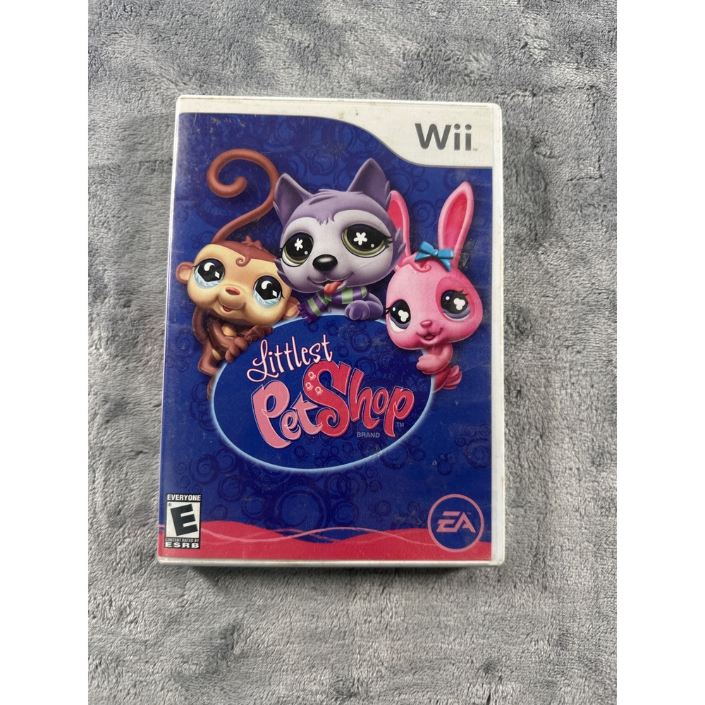 Littlest Pet Shop Nintendo Wii Game EA Kids Simulation Complete with Case Disc
